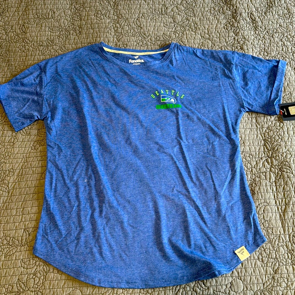 Seahawks fan shirt-old school